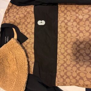 Coach Black and Tan Jacket